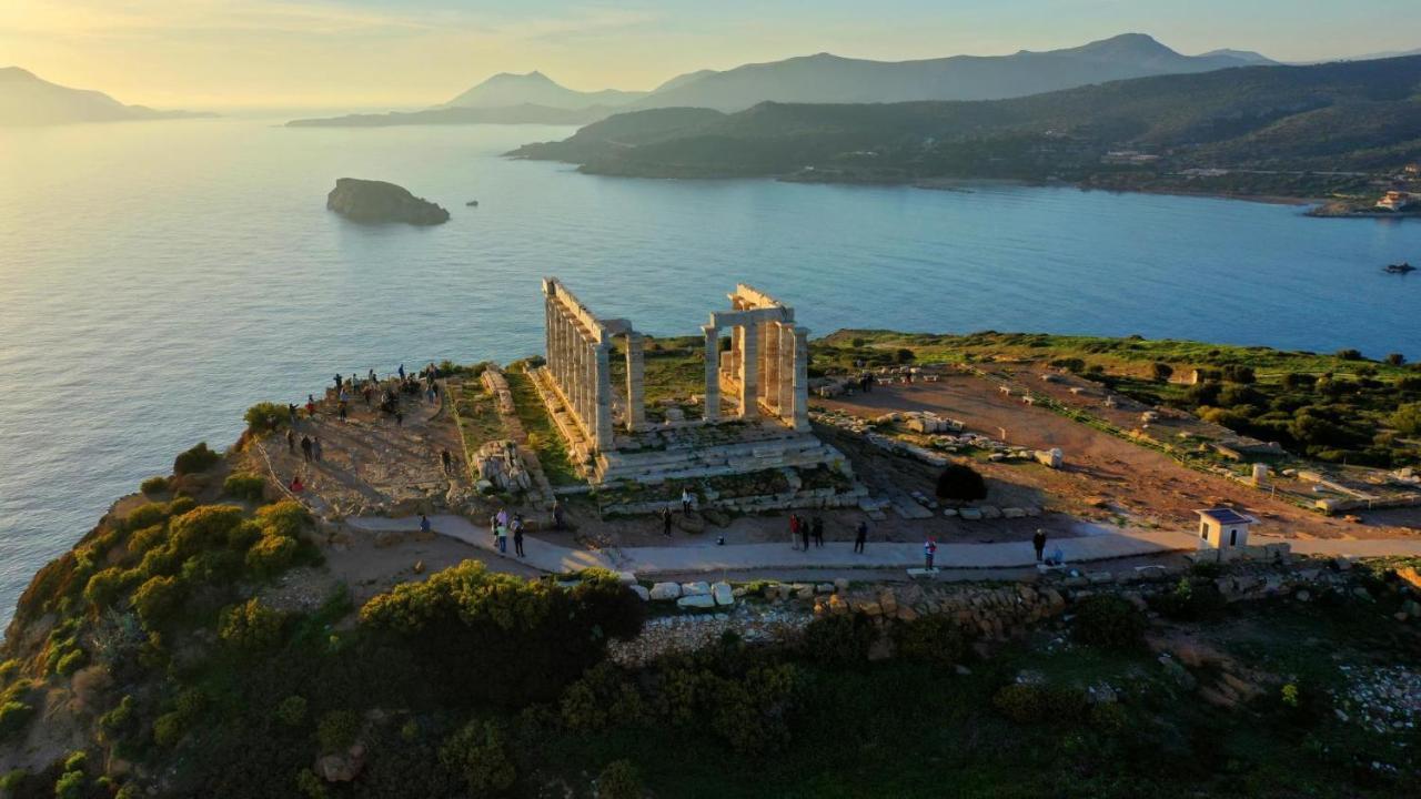 Villa Apex With Seaview Lagonisi Exterior foto